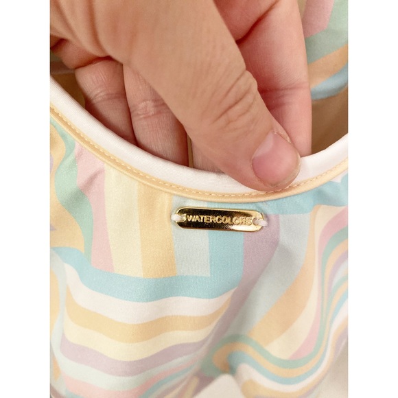 NWOT Kenny Flowers ~ The North Shore Deep V Halter One Piece SZ: Large - Picture 6 of 15